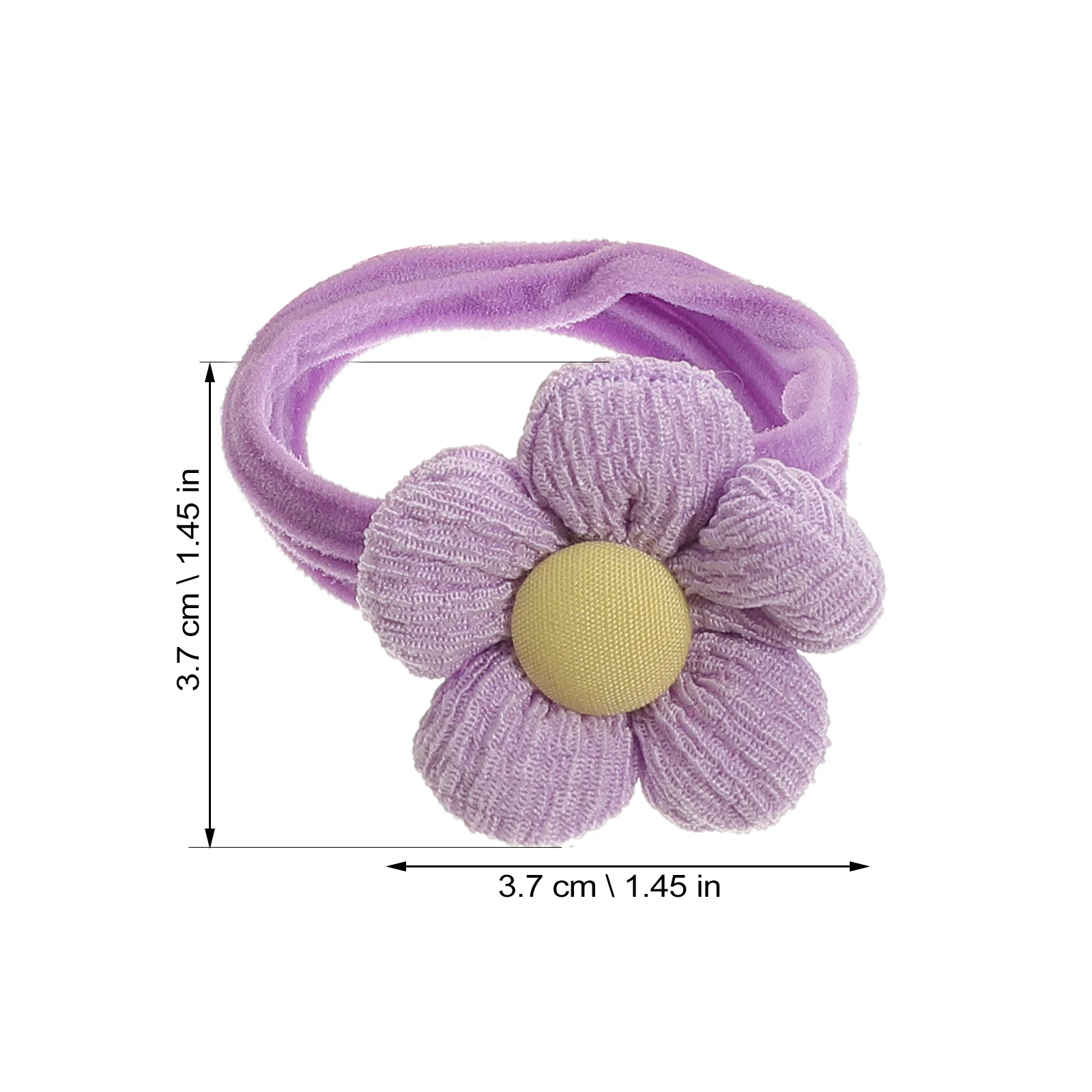 

6 шт. резинки для волос с цветами для маленьких девочек, эластичные мягкие аксессуары для волос для малышей, простые в использовании держатели для хвостиков для маленьких девочек