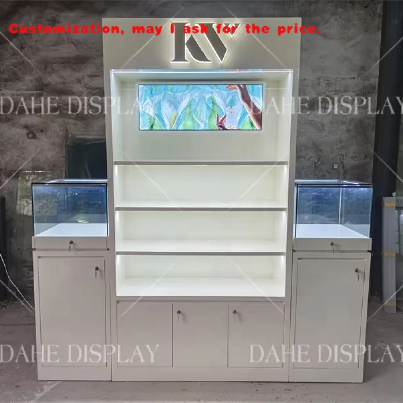 

На заказ. Роскошные косметические витрины на заказ, комнаты для хранения мебели, полки для магазина, дисплей с подсветкой, световой короб, стеллажи для дисплеев