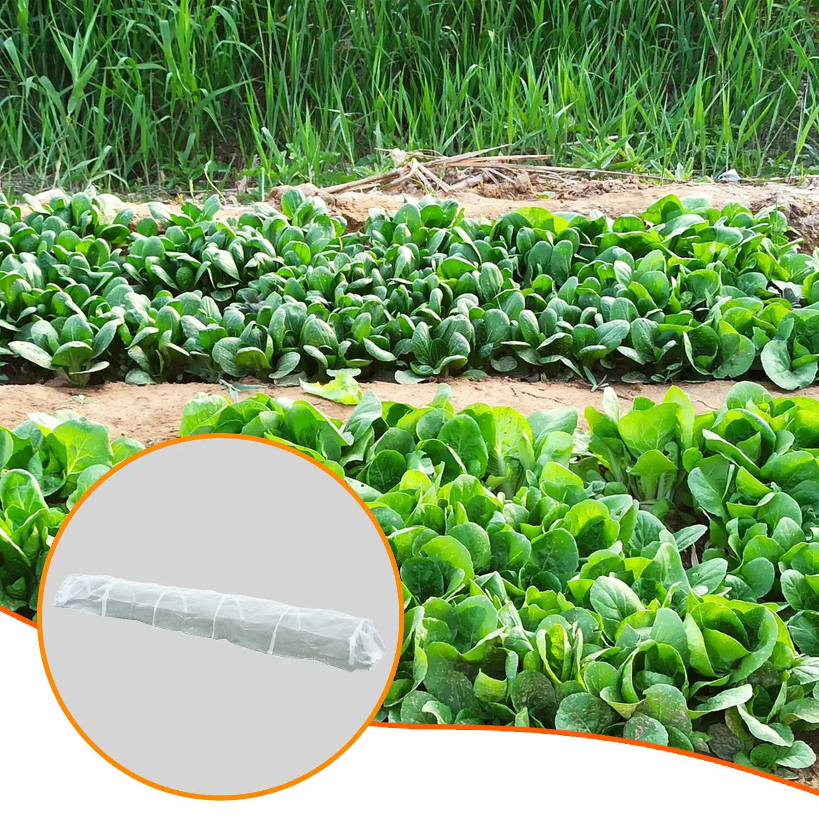 

Garden Tunnel Shade Net Row Cover, Heat Sun Protection Sunblock Mesh Plant Gardening Net for Yard, Plants, Fruits