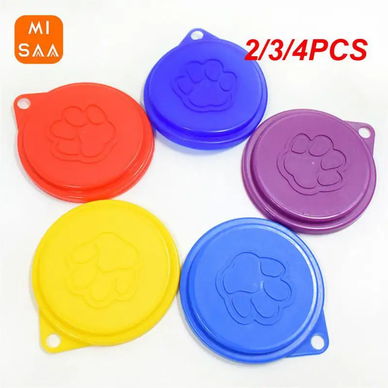 

2/3/4PCS Three-layer Can Lid Rreusable Sealing Tightly 13g Portable Dog Accessories Sealed Fresh-keeping Cover