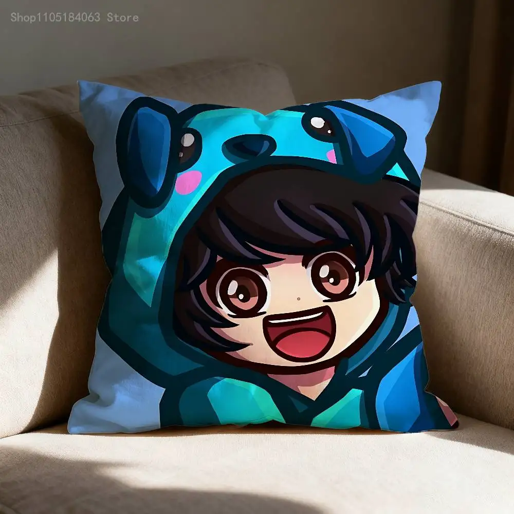 Cute O-Omz C-Crew Pillow Case Print Polyester Fiber 40X40 cm Home Sofa Throw Cushion Cover Decoration