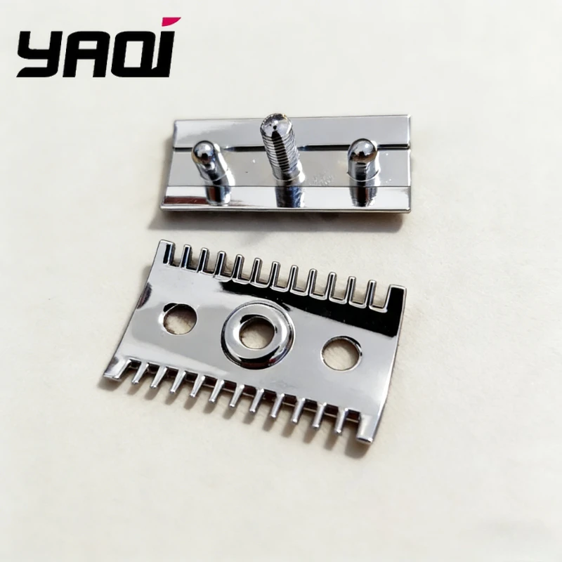 

YAQI Chrome Color Open Comb Shaving Razor Head for mens,Professional Wet Shaving Tool for Efficient Shaving
