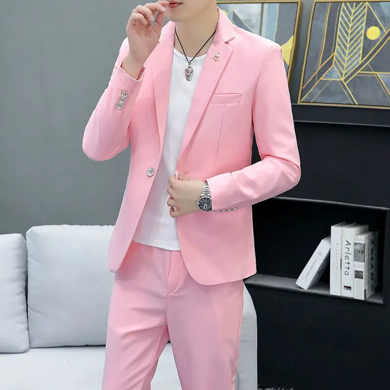 C237 British style casual trend men's small suit suit men's summer new style jacket