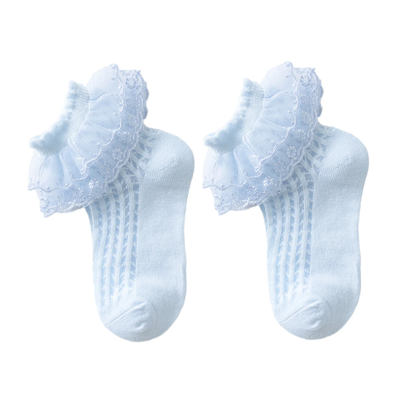 

Hot! Girl's Lace Dance All-Match Breathable Mid-Calf Socks