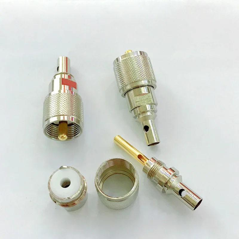 

Coaxial RF connector PL259 UHF feeder welding joint RG58 RG142 UHF-J-B3