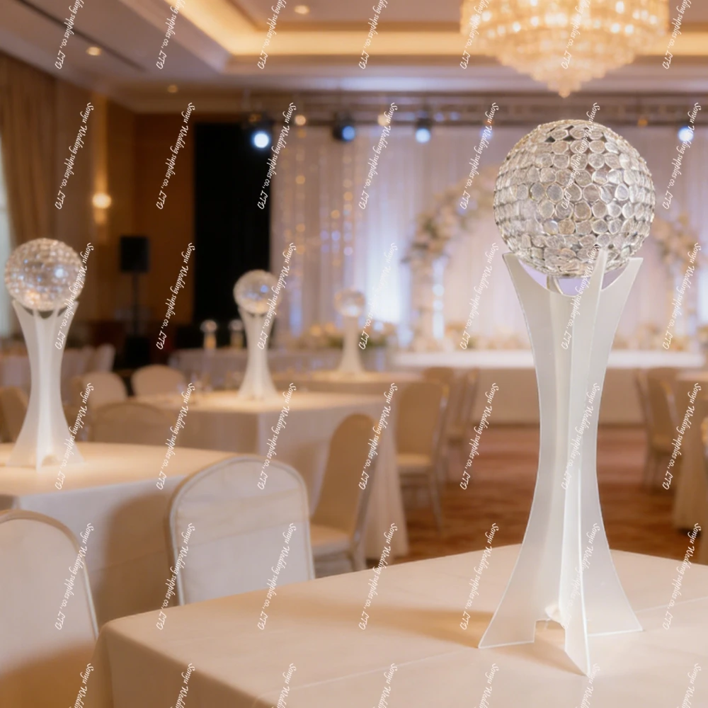 6pcs 60cm 80cm 100Wedding Wedding Acrylic Flower Stand  Wedding Decoration Table Centerpiece Table Party Event Home Decor