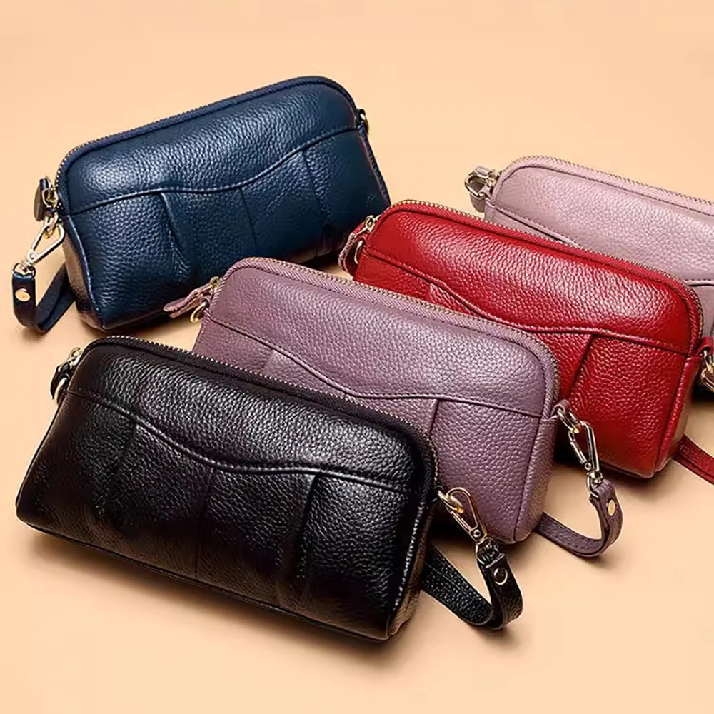 Patchwork Design Clutch Bag, Zipper Closure, Phone-Fit, Wristlet, Multi-color Women's Bag for Daily Commute