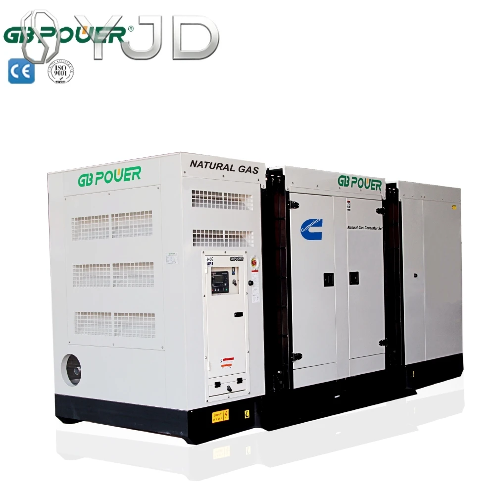 AC Three Natural Gas Generator 400kva Price GB16H-GN Engine Auto Start GB16H-GN Alternator S4L1D-F41 Automatic Transfer Switch
