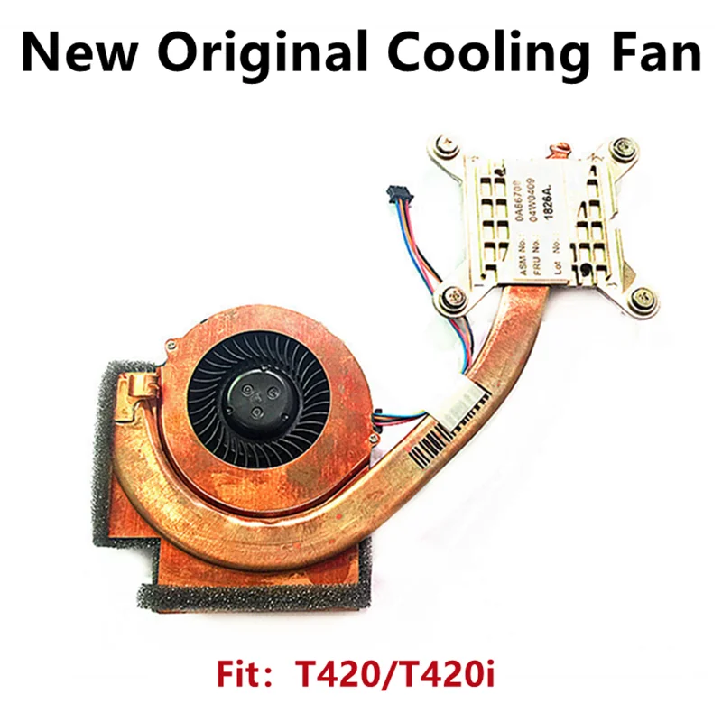 New Original For Laptop Lenovo Thinkpad T420 T420i Cooling Fan CPU Heatsink Cooler Radiator 04W0409 04W0627 Integrated graphics