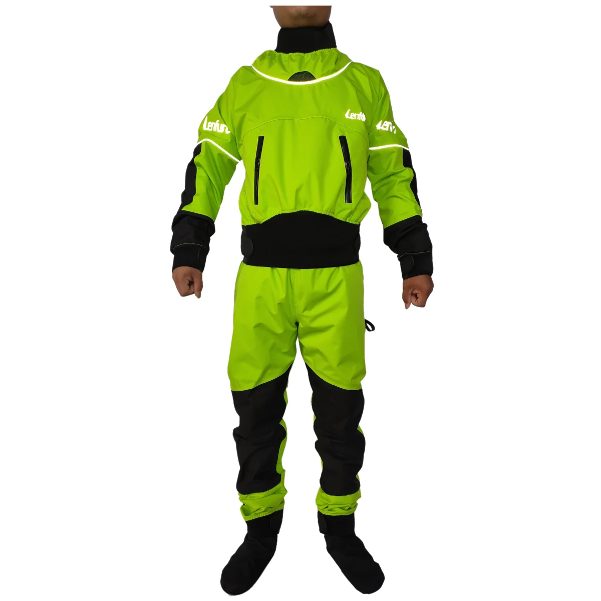 

Lenfun kayak dry suits,drysuit back zipper,canoeing,paddle suit,sailing,Kayaking ,Sea Kayak,Flatwater,Rafting