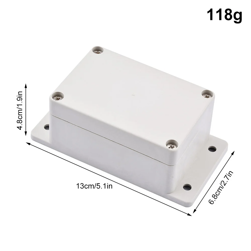 1pcs ABS Plastic Shell 100x68x50mm Waterdichte Elektronische Project Box Grijs DIY Behuizing Instrument Case elektrische Voorzieningen