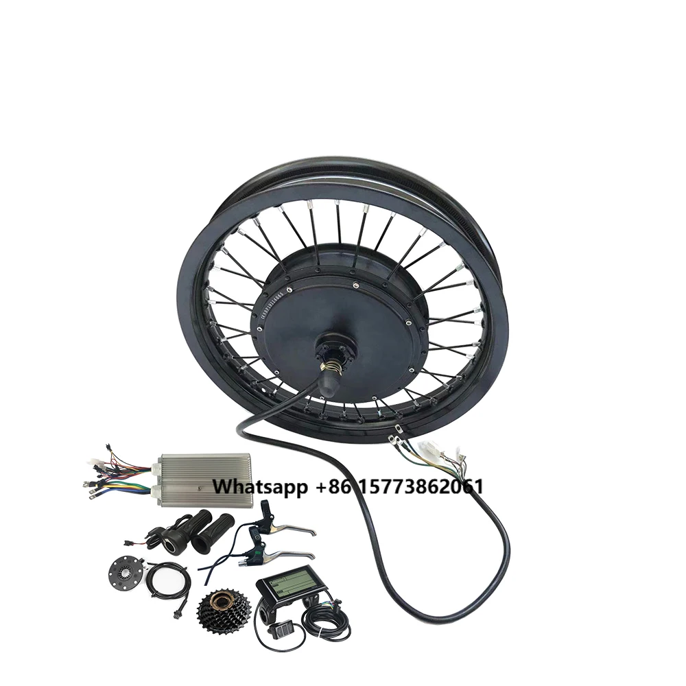 

Hot Sale Ebike BLDC Motor Parts Kit 48V/52V/60V/72V 3000W Electric Bike Scooter Conversion Kit with CE