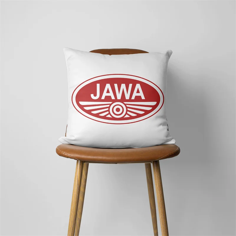 Jawa Motorcycles Pillow Case Home Decorative Gift Sofa Car Cushions 45x45cm Square Pillowcase Chair Pillow Cove 504