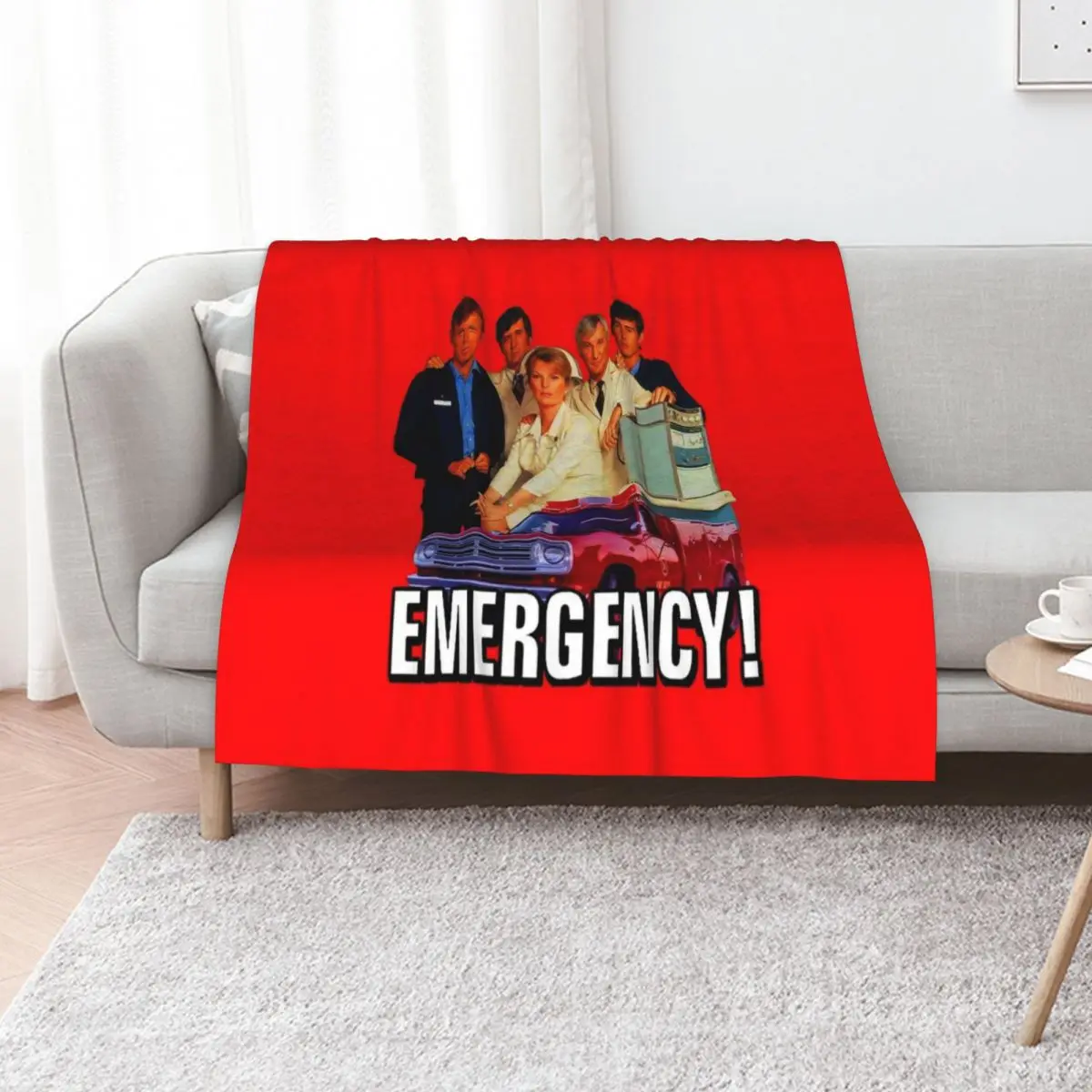 

Retro Vintage 70s EMERGENCY! Cast Tribute Throw Blanket Tourist Luxury warm winter Baby Blankets
