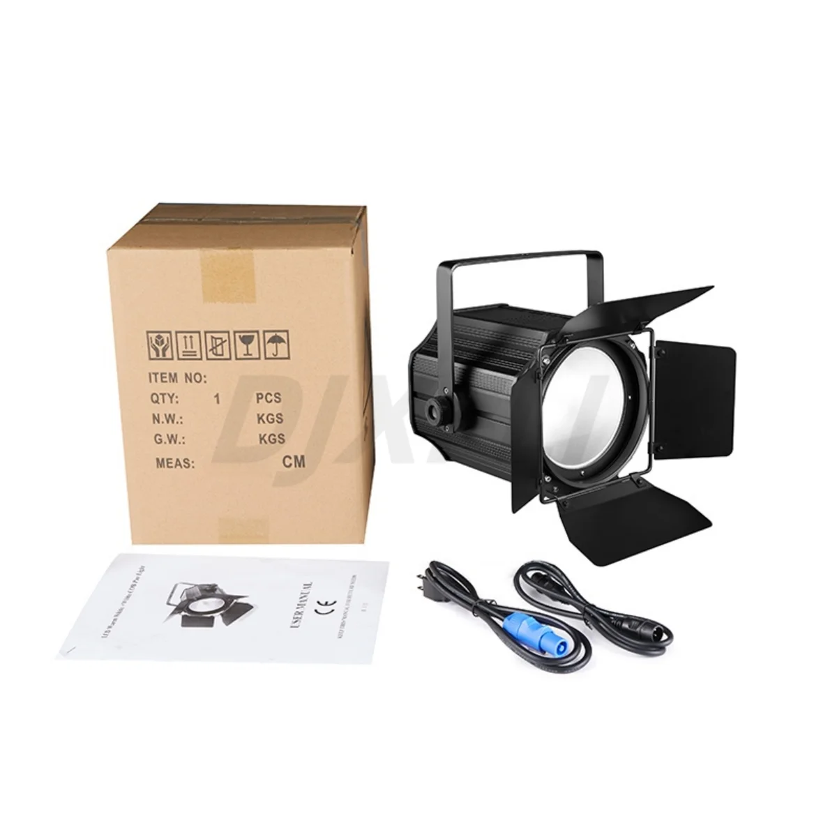 200W Stage Light 2in1 COB LED Wash Light with Spot Light Function for Events Parties Conferences Disco KTV Stage Lighting System