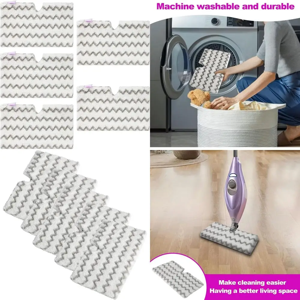 

Shark Steam Mop Replacement Pads 5-Pack Compatible with S3601, S3500 Series Models