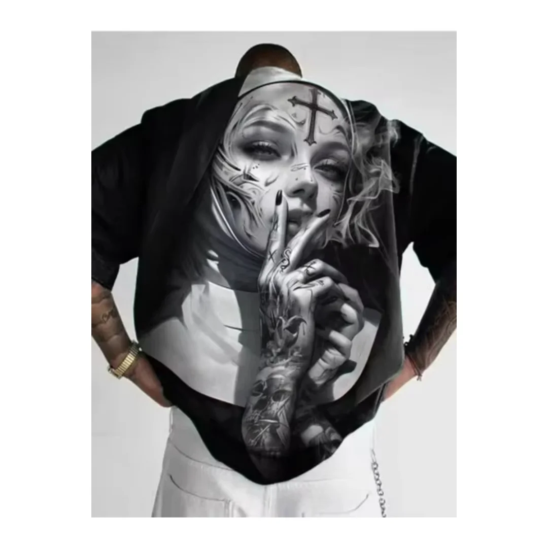 Hip-Hop Cartoon Mädchen Grafik T-Shirt 3D-Druck Sommer Freizeit Trocken schnell Herren T-Shirt Kinderkleidung T-Shirt Y2k Frau