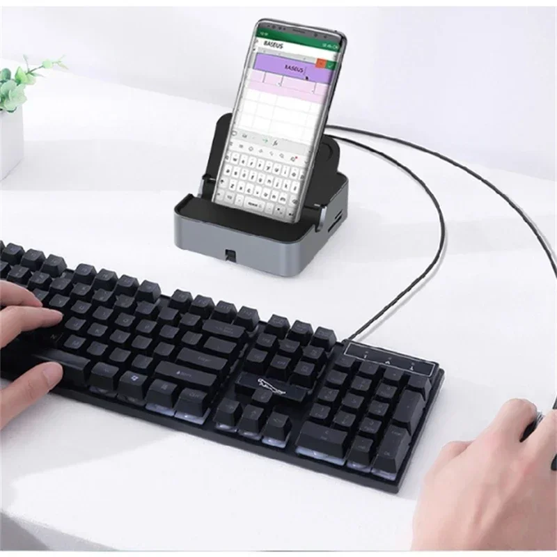 HUB 9 in 1 tipo C Docking station USB C compatibile HDMI Adattatore HUB per laptop per smartphone per MacBook Pro/MacBook Air/Dell/HP/Lenovo