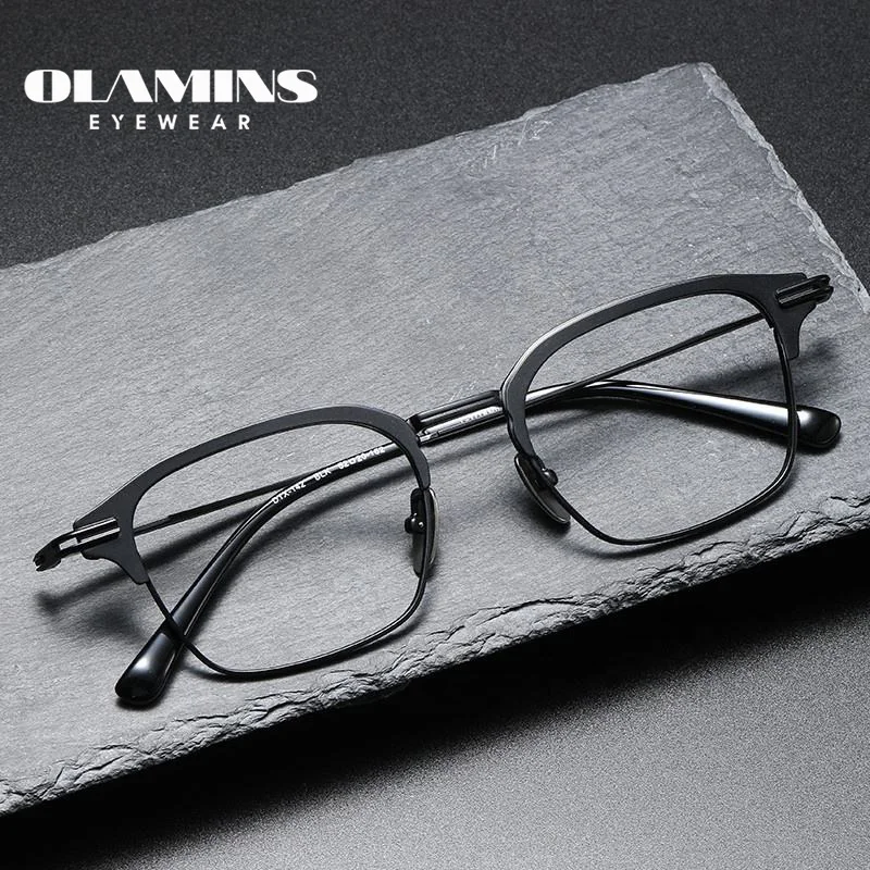 OLAMINS​ 2024 Private Label Good Match Optical frames Reading Glasses Shenzhen Eyeglasses Manufacturer Eyeglass Frame DLX142