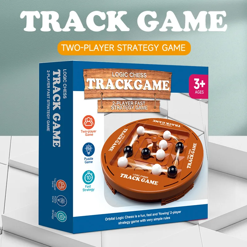 Track Board Game Logic Chess bambini Thinking Training giocattolo educativo gioco di interazione genitore-figlio intrattenimento due giocatori