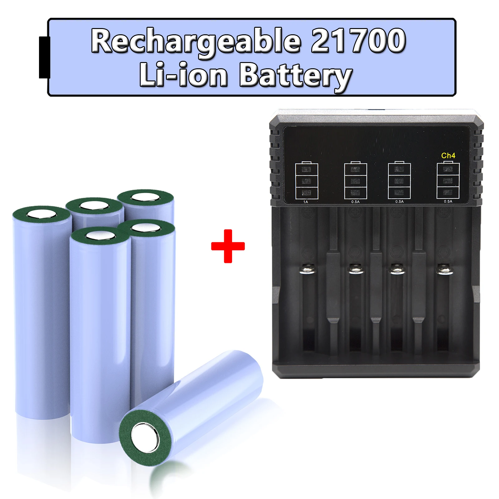 

3500mAh 3.7V 10C High Discharge Power Rechargeable 21700 Battery For Electric Bicycle Power Bank Flashlight