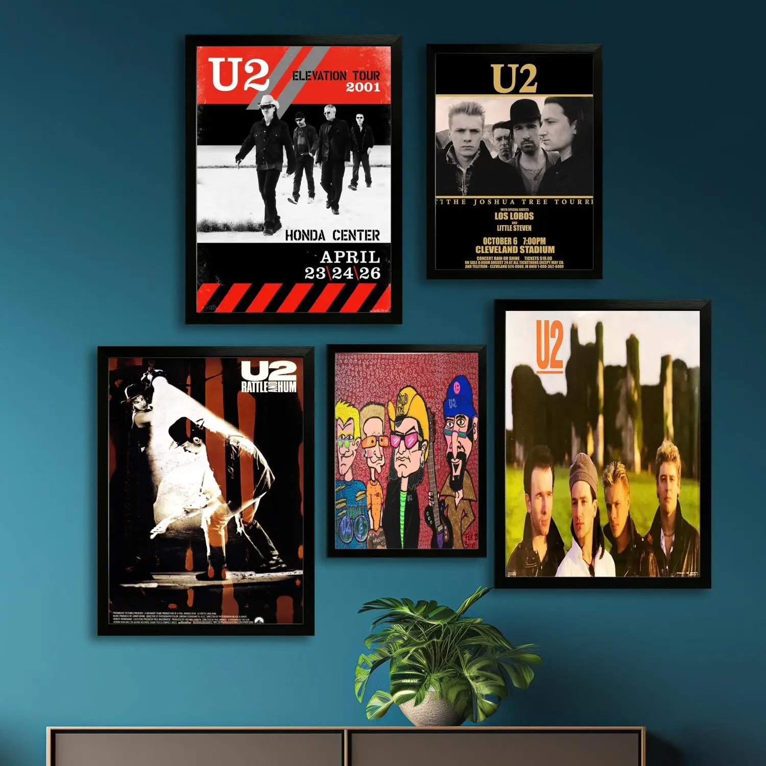 U2 Band Canvas Art …