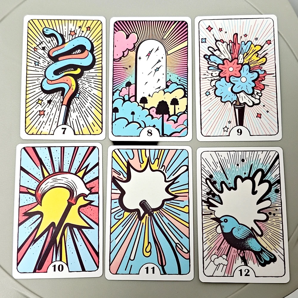 36 szt. Kart Pop Art Talia Lenormand 9 * 6 cm