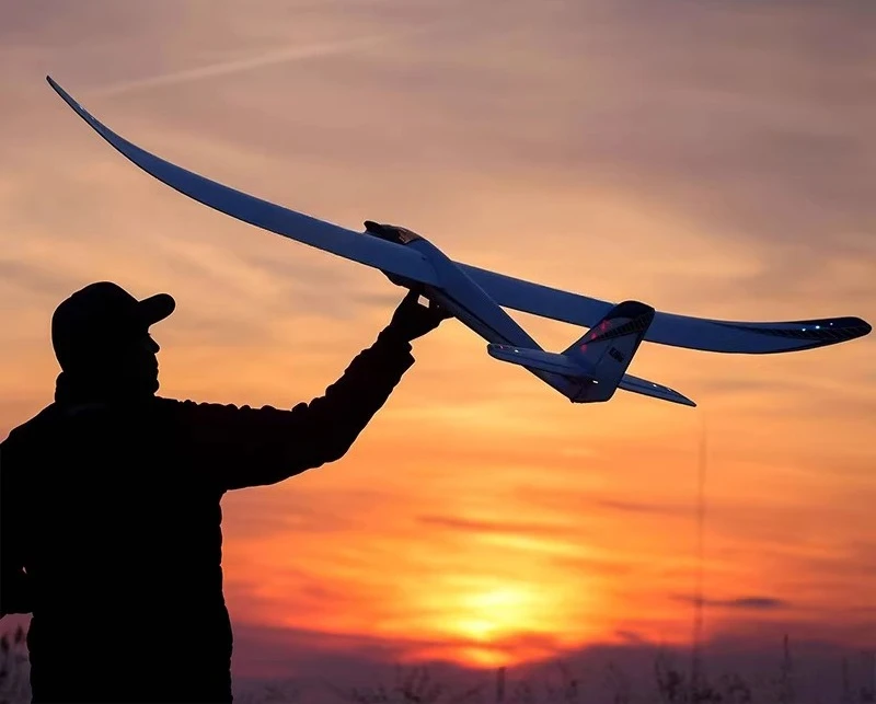 Horizon Model, Night Radian 2.0m Nightingale Glider Model Aircraft, 2m Glider Large Lanterns