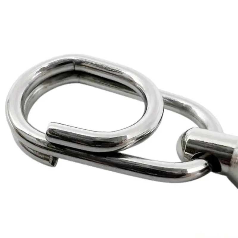 

31BE 10Pcs Steels Speed ​​Swivels Through Guide Rings Connectors