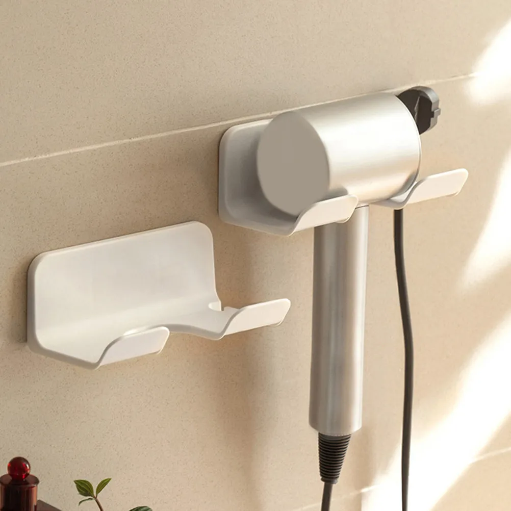 Wall Mount Hair Dryer Holder – Rustproof Bathroom Organizer for Blow Dryers and Hair Tools