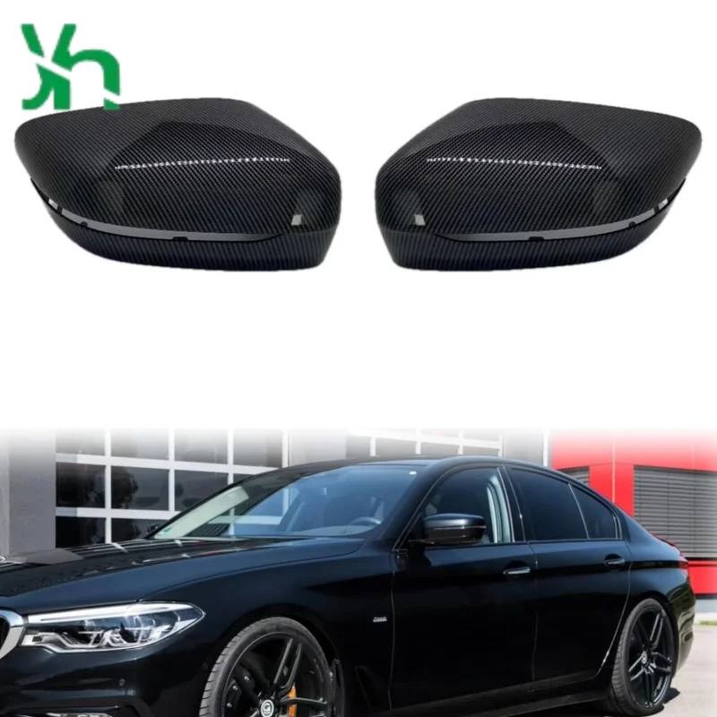 استبدال المرايا الجانبية من ألياف الكربون الجافة لسيارات BMW G42 G20 G28 G22 G23 G26 G30 G38 GT G32 G11 G12 G14 G15 G16 هود