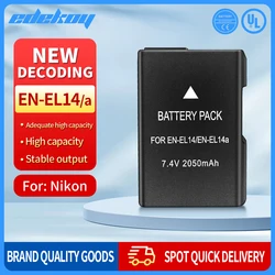 EN-EL14 Battery for Nikon D3100 D3200 D3300 D3400 D3500 D5300 D5600 D5100 D5200 P7000 P7700 P7800DSLRCamera EN-EL14A EL14battery