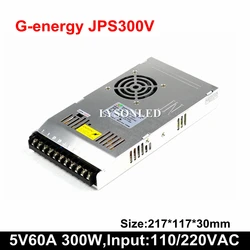 Best Price G-energy JPS300V Slim 5V 60A 300W Power Supply For P3.076 P3.91 P4 P5 P6 P6.67 P8 P10 LED Display Screen