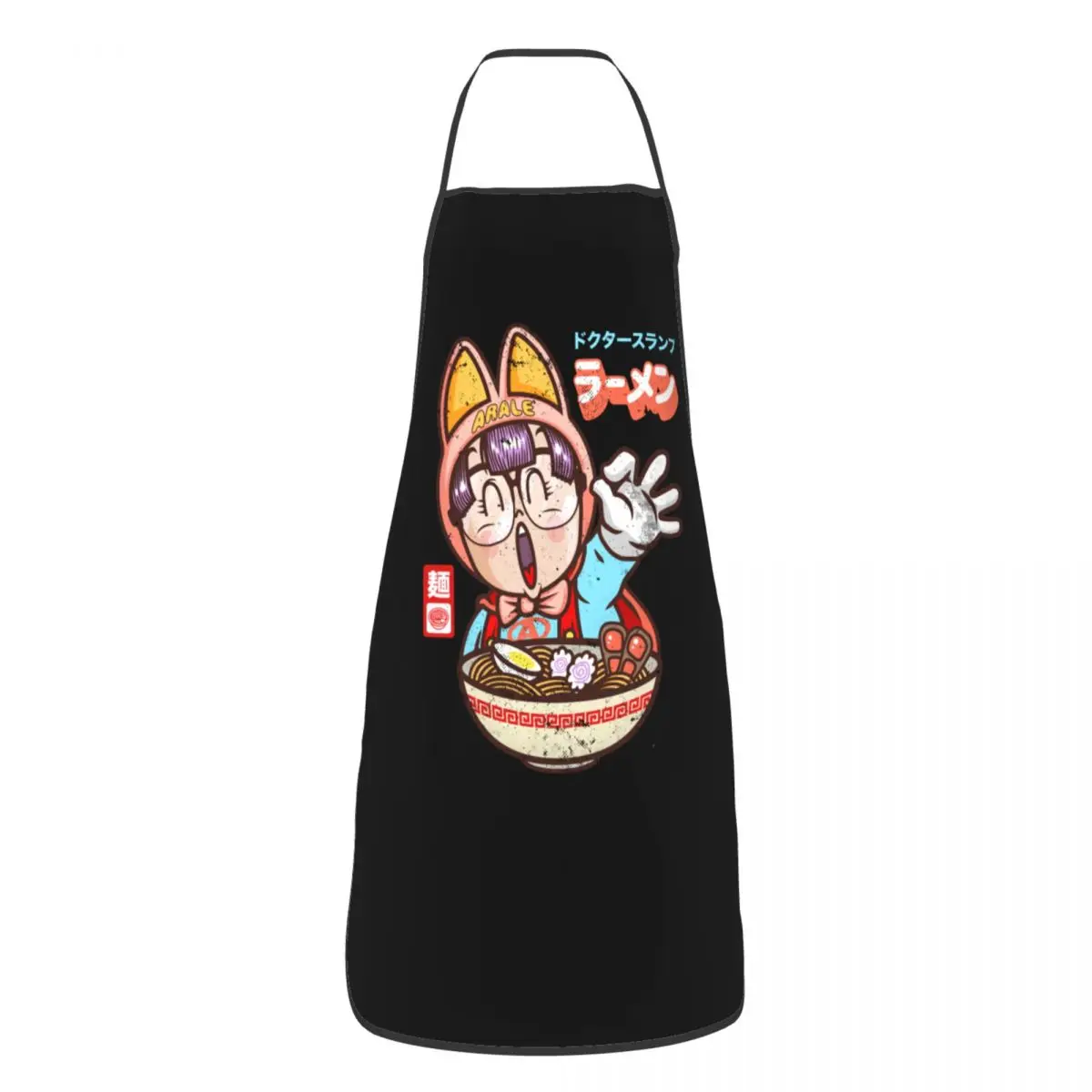 Arale Noodle Ramen Apron Women Men Dr Slump Japan Manga Adult Unisex Kitchen Chef Bib Tablier Cuisine Cooking Baking Gardening