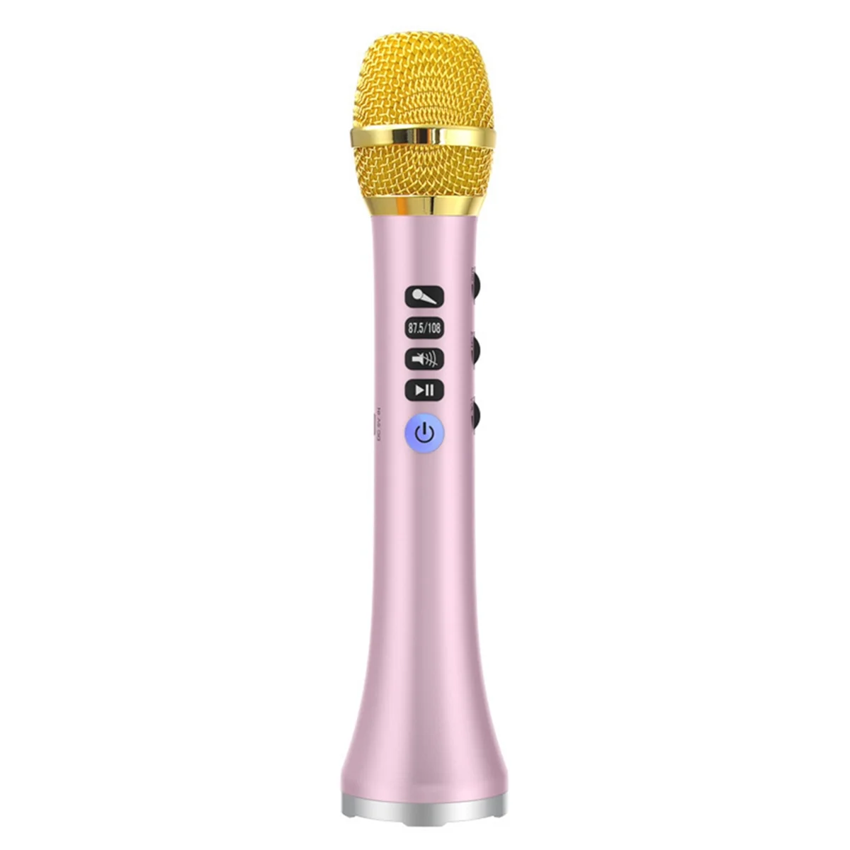 

Practical L-698DSP 20W Bluetooth Microphone with Wireless Speaker for Enhanced Sound Quality Rose Gold