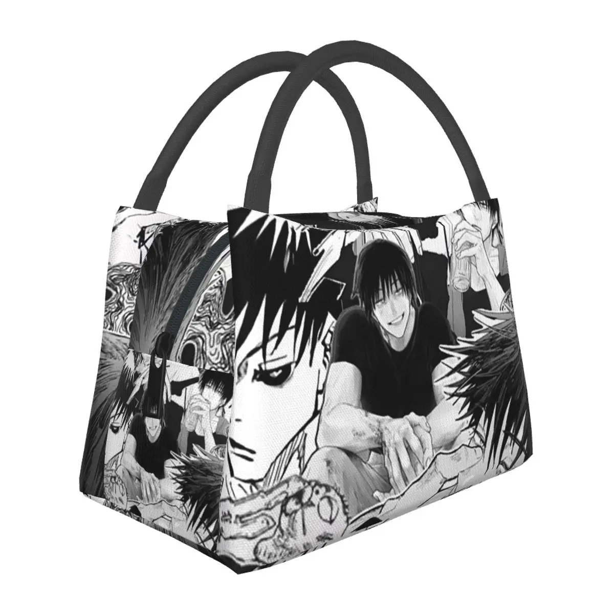 Tokyo Revengers Toji Fushiguro Insulated Lunch Bag for School Bento Storage Food Boxes Leakproof Cooler Thermal Lunch Box Tote