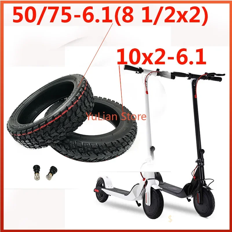 Electric Scooter Rubber Off Road Tyre Tire 10x2 for Xiaomi M365/Pro/Pro2/1S/ Lite Scooter Non-Pneumatic Tire Tubeless Tyre Wheel