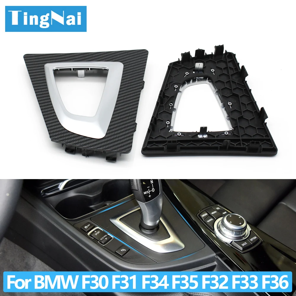 

LHD Car Shift Lever Bezel Trim Gear Selector Switch Shifter Cover For BMW 3 4 Series F30 F31 F34 F35 F32 F33 F36 51169234131