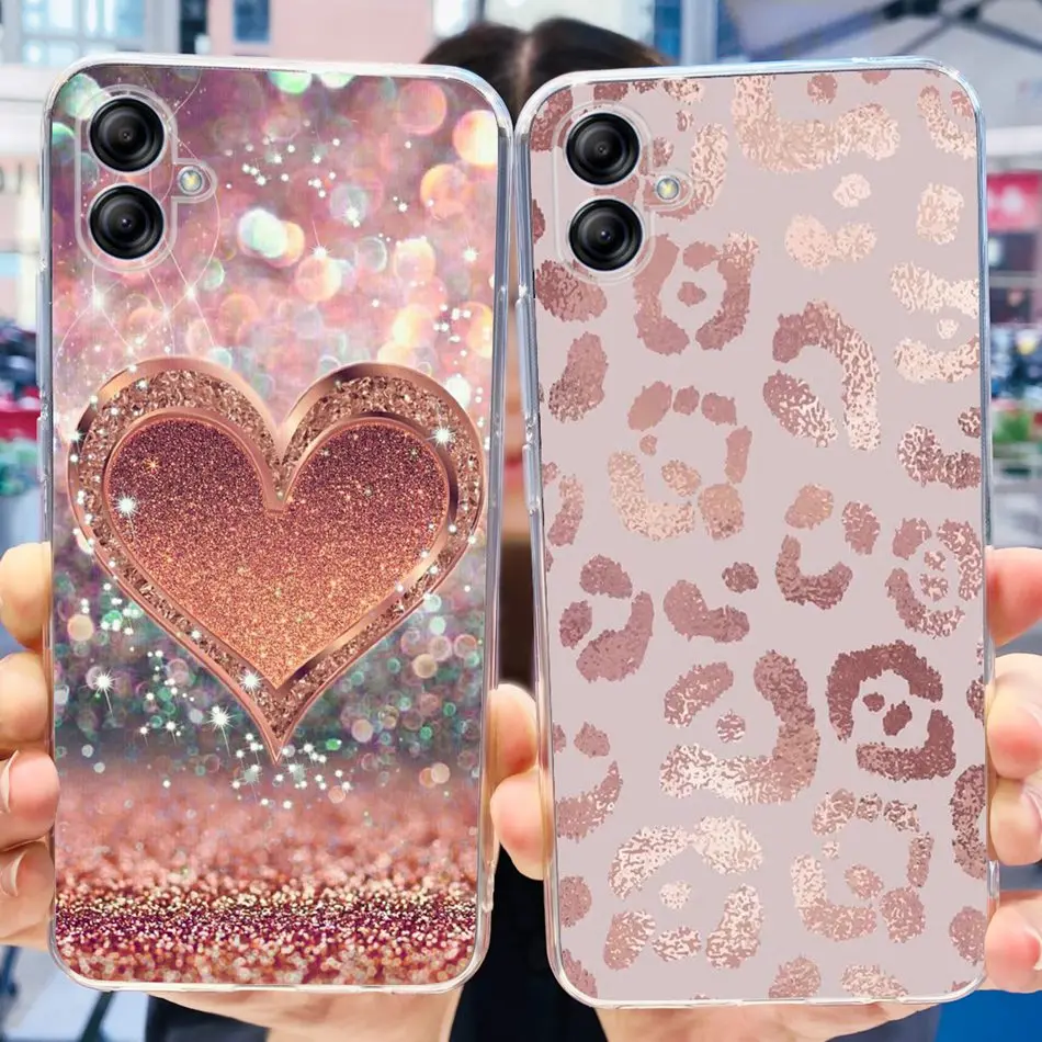 For Samsung Galaxy A04e A04 Case Samsung A04 A 04e SM-A042F SM-A045F 2023 Elegant Printing Soft Silicone TPU Phone Back Cover