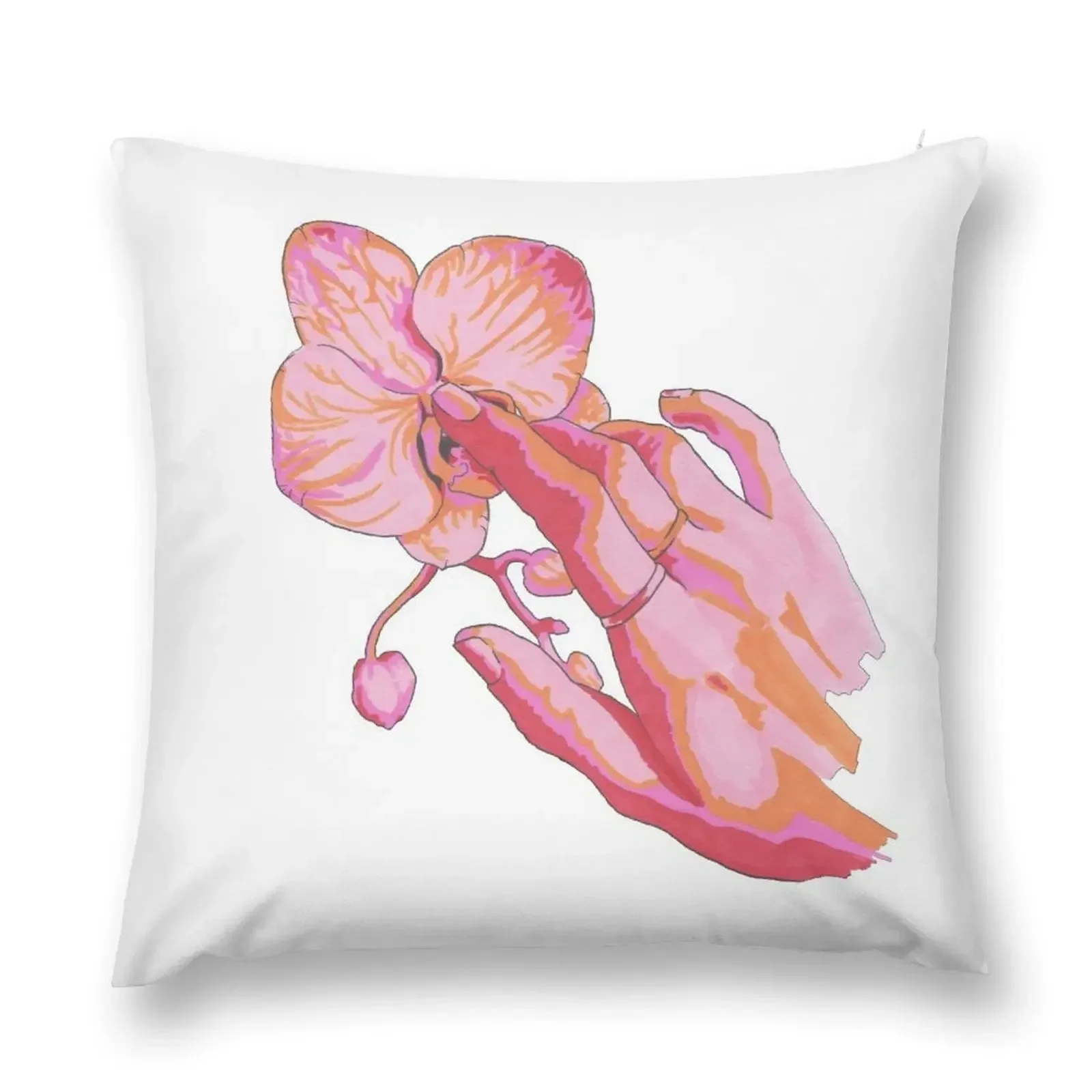 

Orchid Touch Throw Pillow Cushion Cover For Sofa christmas decorations 2025 bed pillows pillow