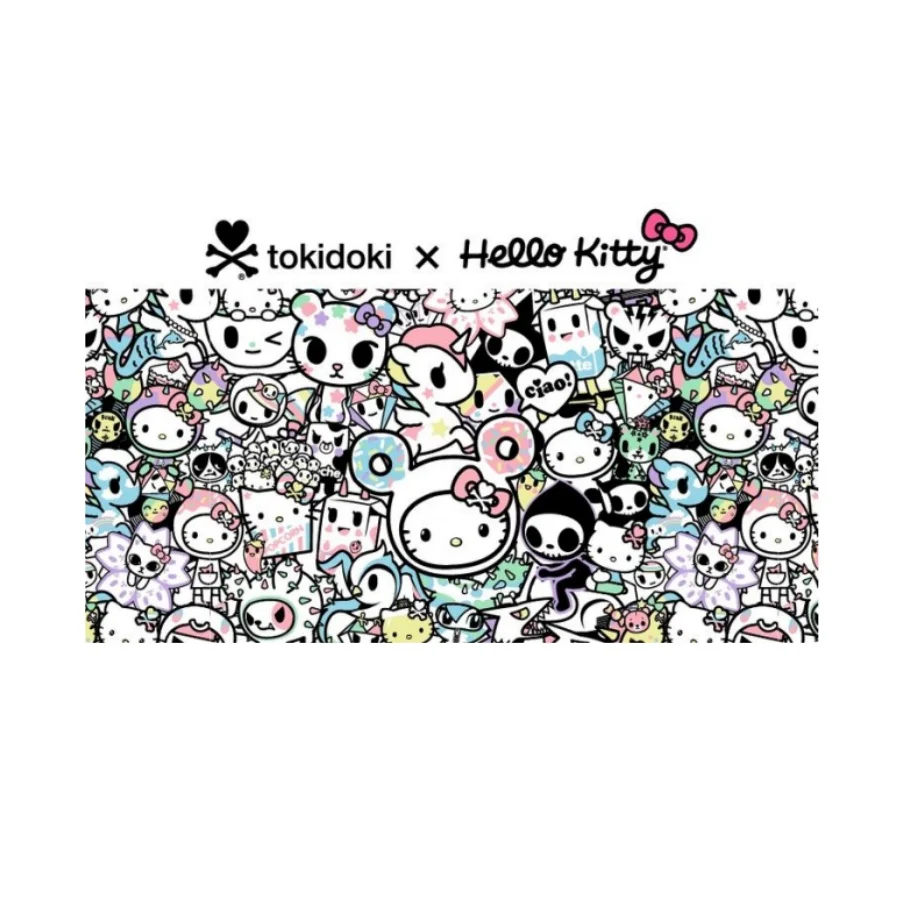 Jigsaw Puzzle Tokidoki & Hello Kitty Tangram Game for Children Multiple Size 108/200/300/500 Pieces Wooden Puzzles
