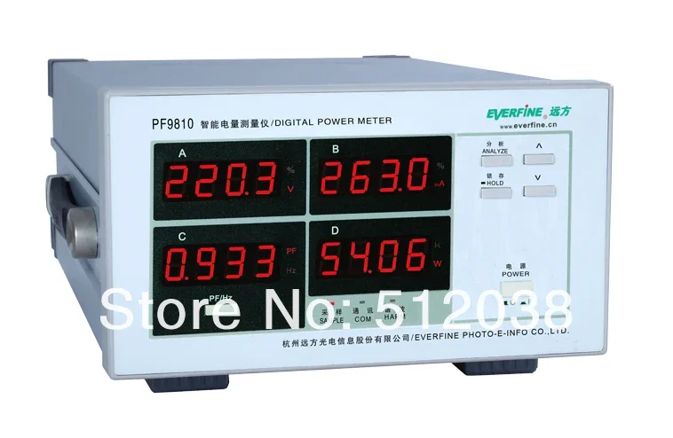 

Everfine Pf9810 Цифровой измеритель мощности (ГАРМОНИЧЕСКАЯ МОДЕЛЬ), гармонический анализатор