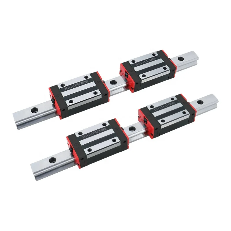 HLTNC Hoge Kwaliteit Lineaire Gids HGR20 L100mm tot 4000mm Met HGH20CA of HGW20CC Cnc Rail Blok Lineaire Blok CNC onderdelen