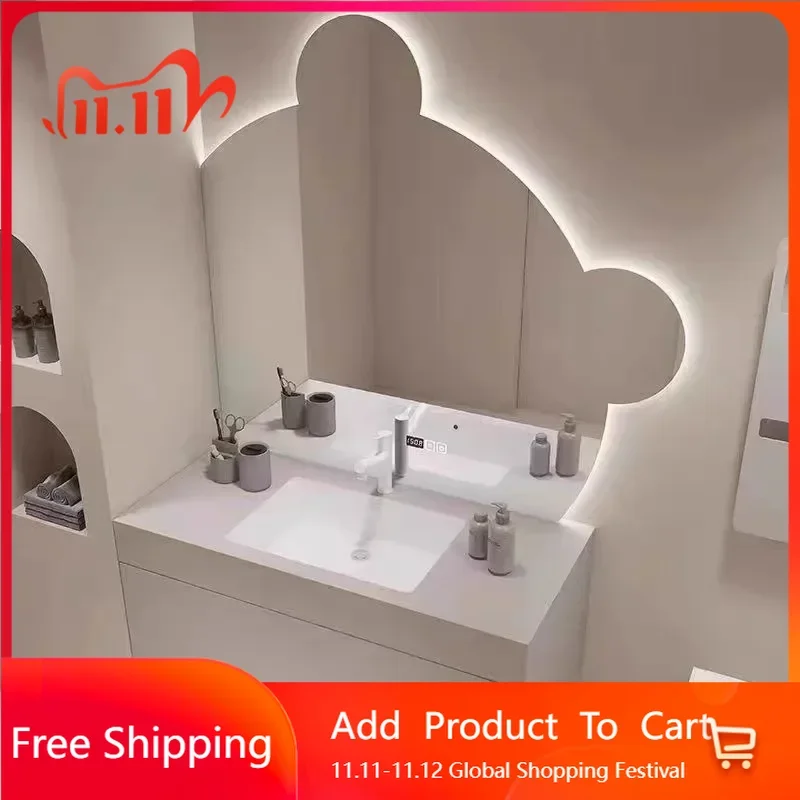 

Aesthetic Vanity Mirror Modern Aesthetic Nordic Luxury Funky Wall Cute Makeup Mirror Portable Flexible Spiegels Decoracao Quarto