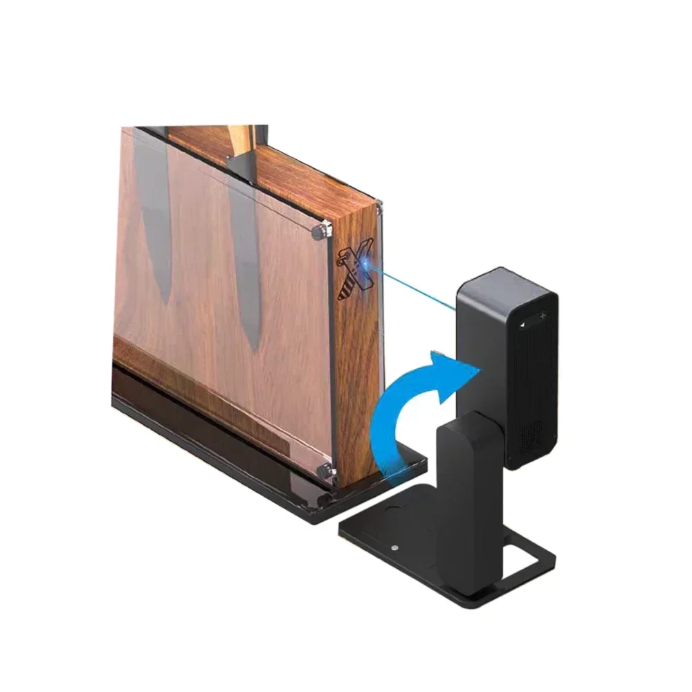 NOUVELLE mini machine de gravure pliante pour logo cuir bambou