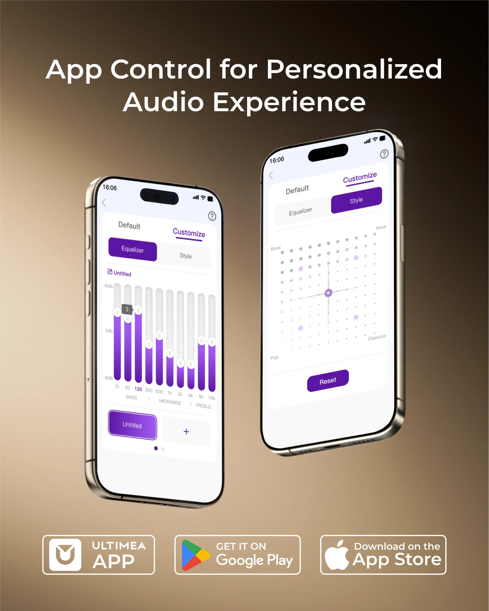 ULTIMEA 5.1.2 نظام الصوت المحيطي شريط الصوت للتلفزيون مع التحكم Dolby Atmos&APP، مكبر صوت بلوتوث للسينما المنزلية مع مضخم صوت #6