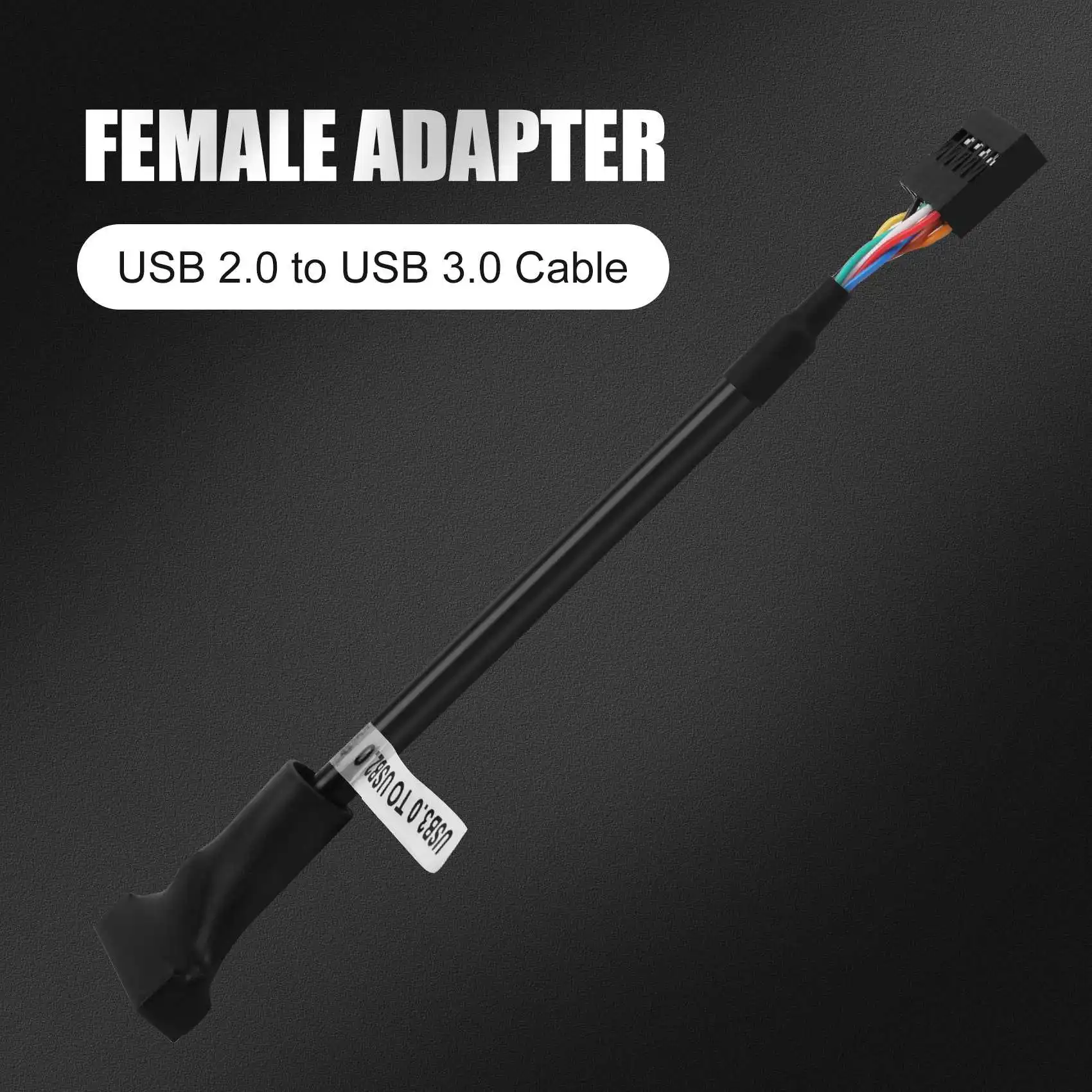 15cm USB 3.0 20 Pin Header Male to USB 2.0 9 Pin Female Adapter Cable