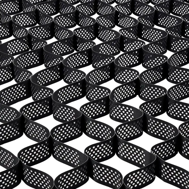 

Ground Stabilizer 4 Inch Depth 17.06 x 8.86 FT For Driveway Patio RV Parking Heavy Duty High Load Capacity Permeable Reticular Structure High Density Polyethylene Expansion Foldable Design Black Finish