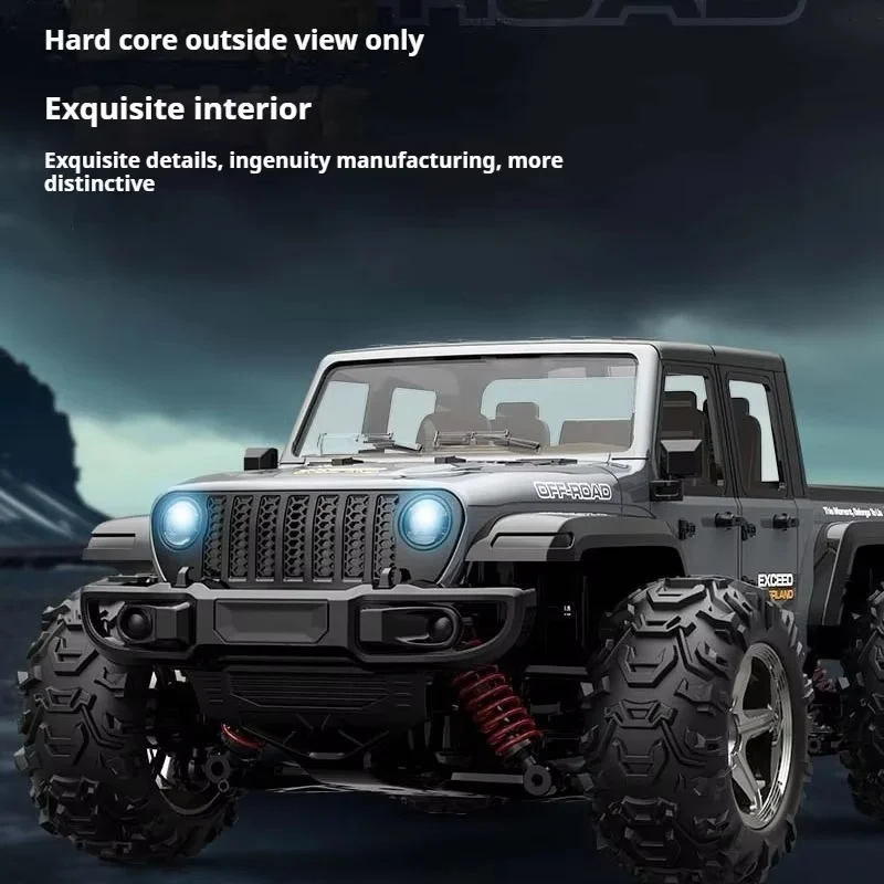 Jjrc c8819 1:20 modelo de simulação em escala completa jeep rc carro 2.4g 4wd captador de motor escalada modelo de carro off-road brinquedos para crianças presentes