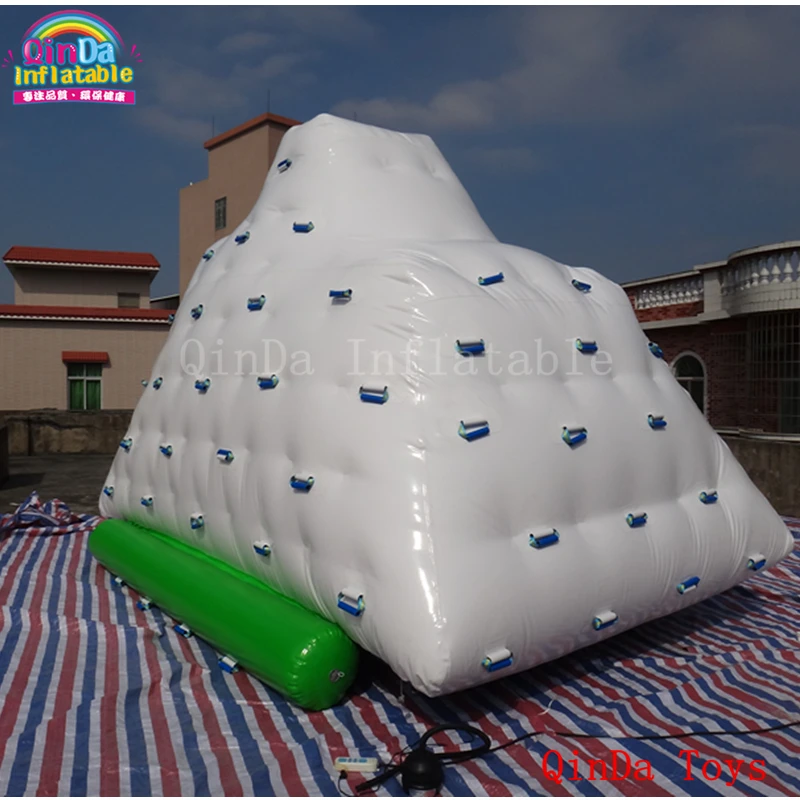 Funny Water Toy Inflatable Aqua Iceberg Climbing Island,3*2*2m Inflatable Floating Iceberg For Sale